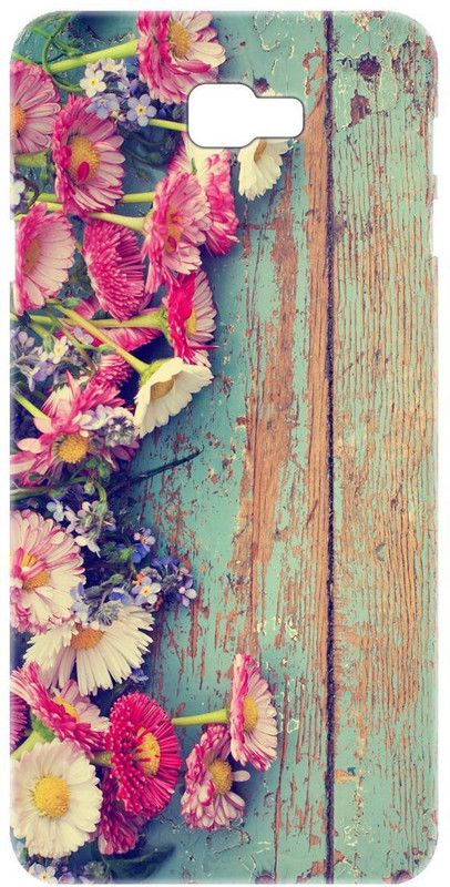 Smutty Back Cover for Samsung Galaxy J7 Prime, G610F - Flower Print  (Multicolor, Hard Case, Pack of: 1)