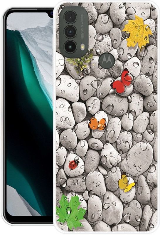 Vaultcase Back Cover for Motorola Moto E40  (Multicolor, Dual Protection, Silicon, Pack of: 1)