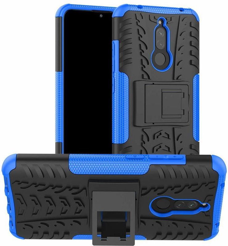 S-Softline Back Cover for Redmi 8A  (Blue, Shock Proof)