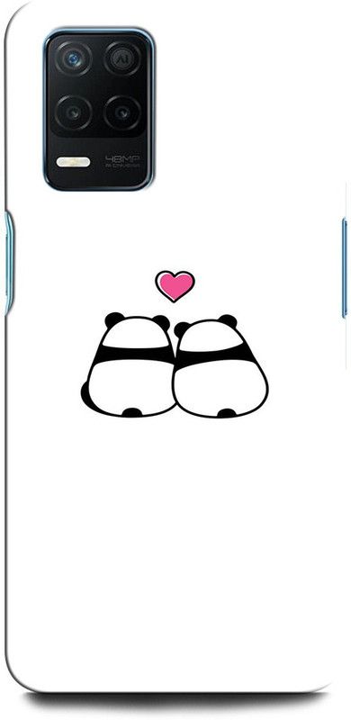 ORBIQE Back Cover for Realme 9 5G SE PANDA, LOVE, BEAR, AMOR, ANIMATION HEART  (Multicolor, Hard Case, Pack of: 1)