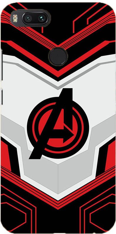 NDCOM Back Cover for MI A1 Avengers End Game Logo Printed  (Multicolor, Hard Case, Pack of: 1)