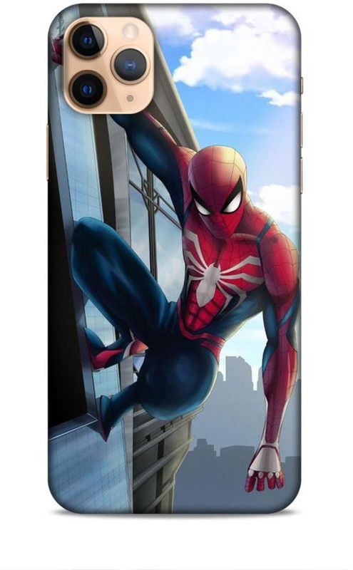 Trinetra Back Cover for Apple iPhone 11 Pro (Spiderman / Marvel / Superhero / Avengers / Spider Man )  (Multicolor, Hard Case, Pack of: 1)