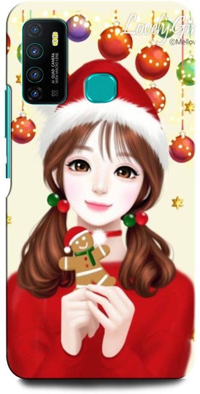 INTELLIZE Back Cover for Infinix Hot 9 GIRL, WOMEN ARTWORK, ANIME, PRETTY, BEUTY  (Multicolor, Hard Case, Pack of: 1)