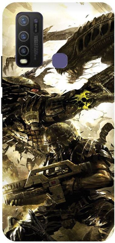Zaplab Back Cover for Vivo Y30, Vivo 1938 Call Of Duty Games Printed Back cover  (Multicolor, Waterproof, Pack of: 1)