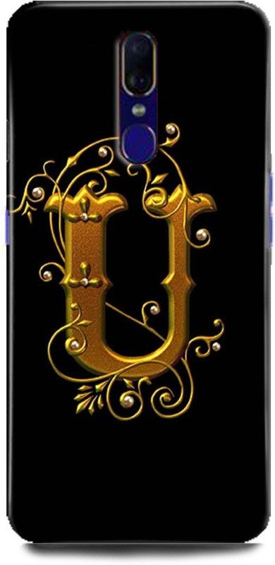 FIKORA Back Cover for OPPO A9/CPH1938 U LETTER PRINTED  (Multicolor, Hard Case, Pack of: 1)