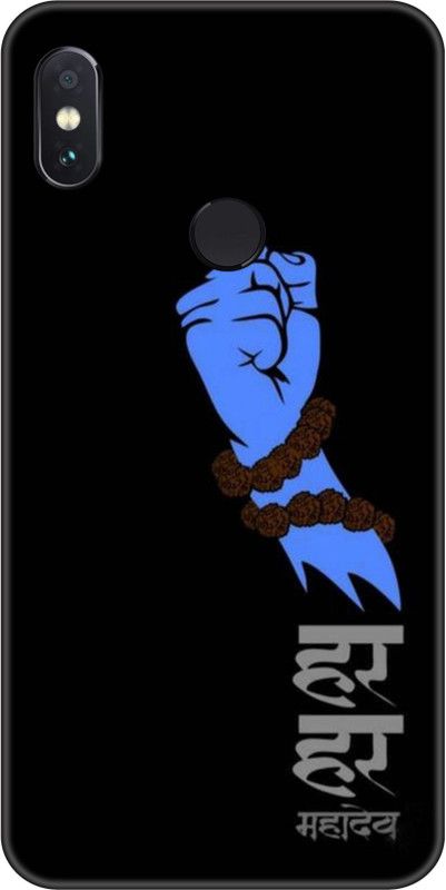 #Uncultured Back Cover for Mi Redmi Note 5 Pro  (Black, Blue, Hard Case, Pack of: 1)