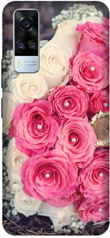 URCHIN Back Cover for Vivo Y51A Rose, Roses, Red rose, Flower  (Multicolor, Shock Proof, Pack of: 1)