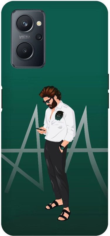 URCHIN Back Cover for Realme 9i Allu-Arjun-Allu-Arjun-Cover-Pushpa-241142  (Multicolor, Shock Proof)