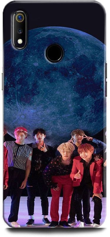 Afterglow Back Cover for Realme 3i BTS, BTS ARMY, BTS LOVE, BTS SINGERS, KOREAN, BANGTAN BOYS  (Multicolor, Shock Proof, Pack of: 1)