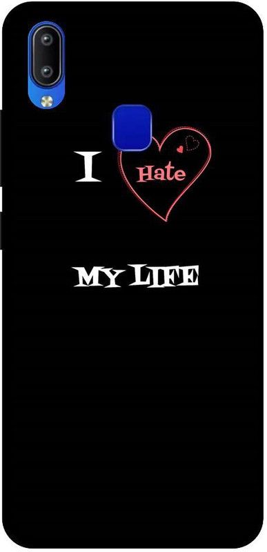 Thecoverking Back Cover for Vivo Y91 (I love my life,heart,cases cover  (Multicolor, Waterproof, Pack of: 1)