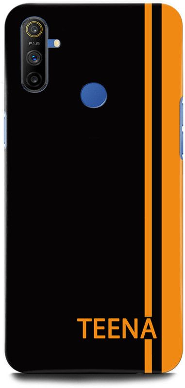 GRAFIQE Back Cover for Realme Narzo 20A RMX2050 TEENA, TEENA NAME  (Multicolor, Shock Proof, Pack of: 1)