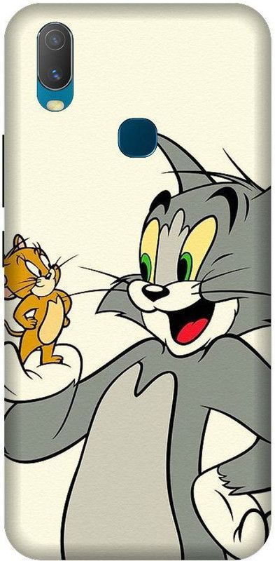 URCHIN Back Cover for Vivo Y12 Tom and Jerry, Cartoon Network, Cartoon, Jerry, Cute  (Multicolor, Shock Proof)