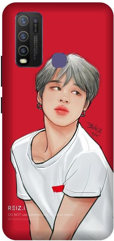 Vinsmoke Back Cover for Vivo Y50 Jimin, BTS Jimin, Jimin Cover, BTS  (Multicolor, Shock Proof, Pack of: 1)