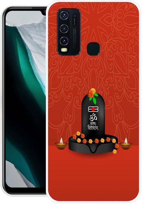 ALPEEDA Back Cover for Vivo Y30, Vivo Y50  (Red, Grip Case, Silicon, Pack of: 1)