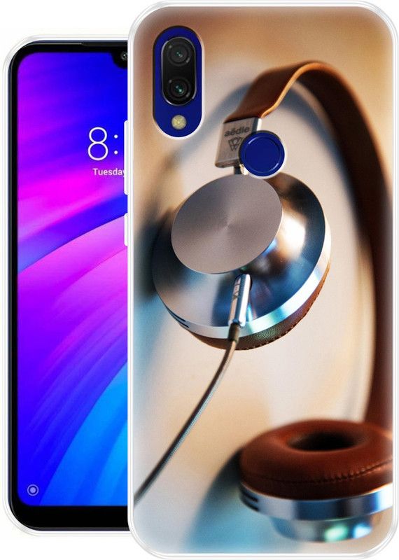 Nainz Back Cover for Redmi 7  (Multicolor, Grip Case, Silicon, Pack of: 1)