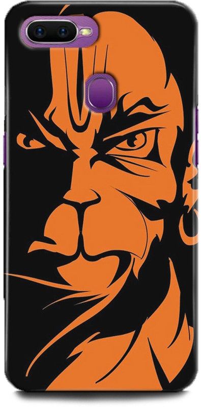 INTELLIZE Back Cover for Oppo F9/CPH1881 hanumanji,Printed  (Multicolor, Shock Proof, Pack of: 1)