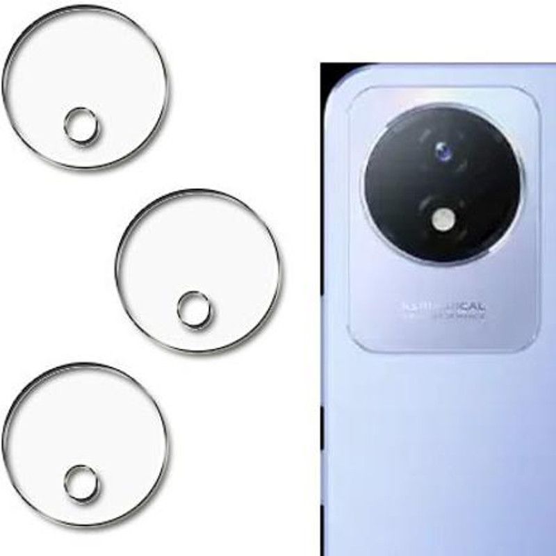 tombik Back Camera Lens Glass Protector for p110-Vivo Y02  (Pack of: 3)