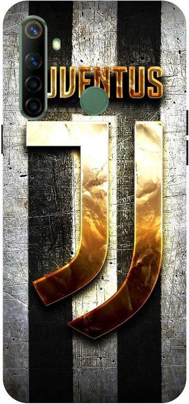 URCHIN Back Cover for Realme5i Juventus, football club, rm, ronaldp, juventus logo, gold  (Multicolor, Shock Proof, Pack of: 1)