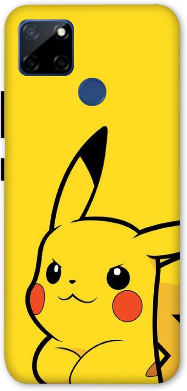BIMBLE Back Cover for Realme C20  (Yellow, Hard Case, Pack of: 1)