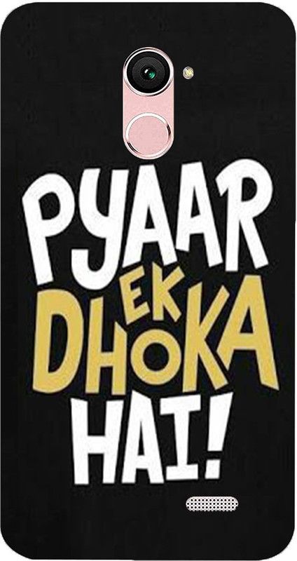 METOO Back Cover for Panasonic Pulse X, Text,Shayari, Funny Quote Design Printed Back Cover Print : 55  (Multicolor, Dual Protection, Silicon, Pack of: 1)
