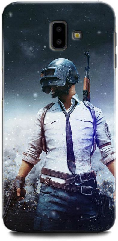 WallCraft Back Cover for SAMSUNG Galaxy J6 Plus PUBG, GAME, BATTLEGROUNDS  (Multicolor, Dual Protection, Pack of: 1)