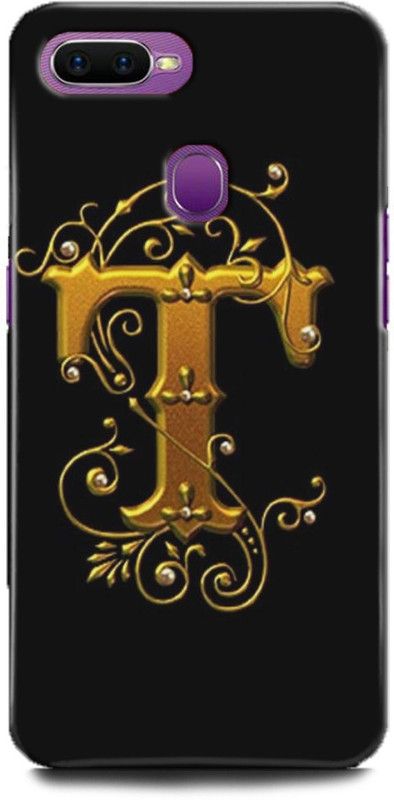 INTELLIZE Back Cover for Oppo A7/CPH1901 T letter,Printed  (Multicolor, Shock Proof, Pack of: 1)