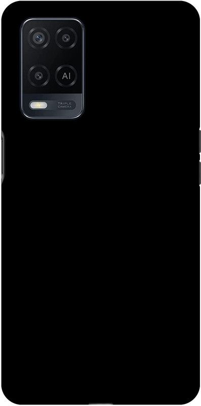 Casotec Back Cover for Oppo A54  (Black, 3D Case, Pack of: 1)