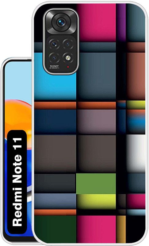 Case Club Back Cover for Redmi Note 11  (Multicolor, Camera Bump Protector, Silicon, Pack of: 1)