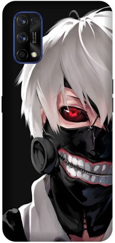 URCHIN Back Cover for Realme 7 Pro Tokyo Ghoul, Keneki, Anime, Ghoul, Superpower, Heros, Skull, Dark  (Multicolor, Shock Proof, Pack of: 1)