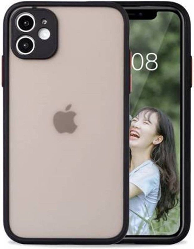 CHATURVEDH Back Cover for iphone 11  (Black, Pack of: 1)