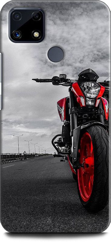 WallCraft Back Cover for Realme C25, RMX3193 BIKE, DUKE, DUKE BIKE LOVER, SUPERBIKE, CLASSIC  (Multicolor, Dual Protection, Pack of: 1)