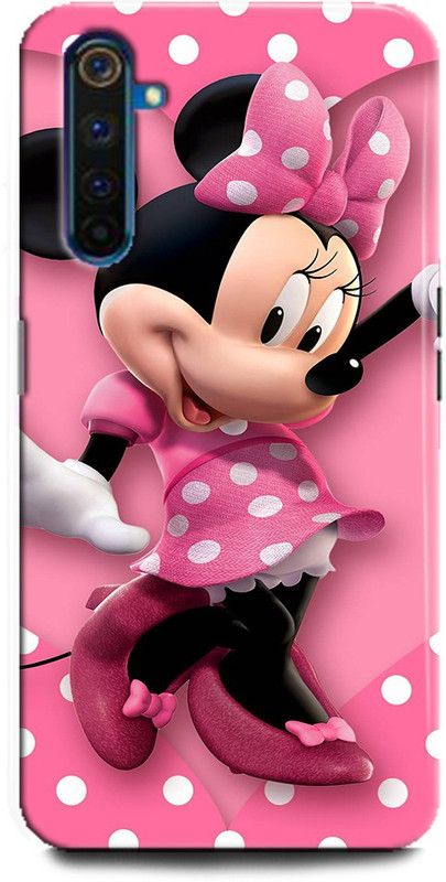 Afterglow Back Cover for Realme 6i MINNIE MOUSE, MICKEY MOUSE, CARTOON, FUNNY, CUTE, LOVE, DISNEY  (Multicolor, Shock Proof, Pack of: 1)