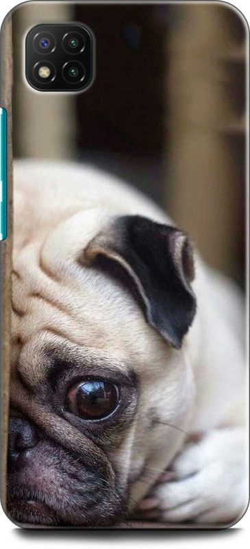 KEYCENT Back Cover for POCO C3 PUG, CUTE DOG, CUTE, ANIMAL, PET  (Multicolor, Pack of: 1)