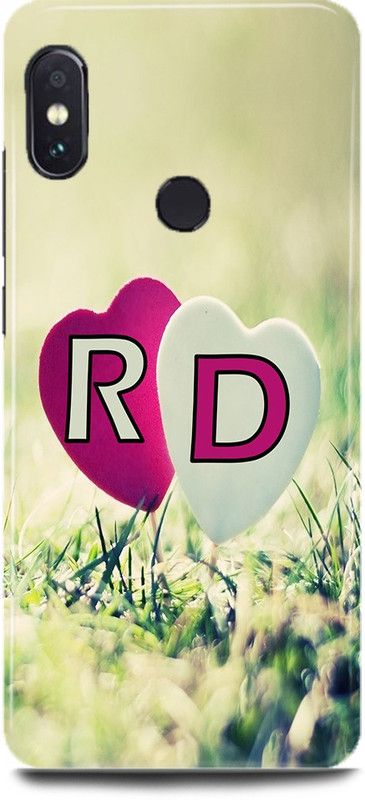 MP ARIES MOBILE COVER Back Cover for Mi A2/MZB6439IN,R Loves D Name,R Name, D Letter, Alphabet,R Love D NAME  (Multicolor, Hard Case, Pack of: 1)