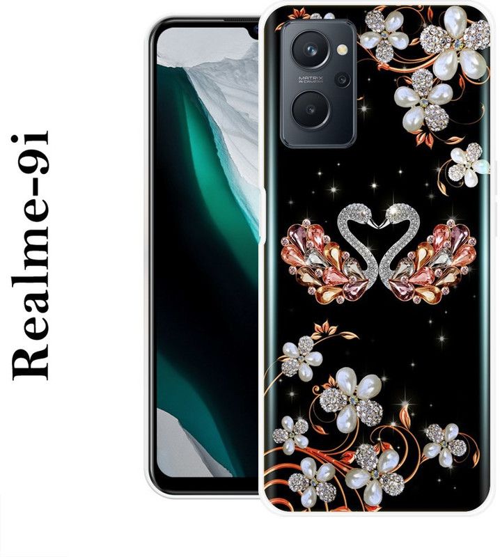REDFLY Back Cover for Realme 9i  (Multicolor, Silicon)