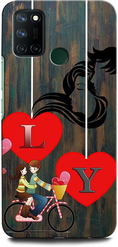 ORBIQE Back Cover for Realme C15 LY, L LOVE Y, Y LOVE L, L LETTER, Y LETTER, LY NAME  (Multicolor, Hard Case, Pack of: 1)