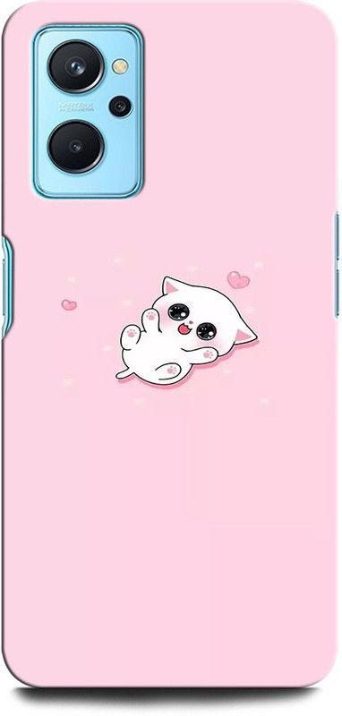 ORBIQE Back Cover for OPPO K10 CAT, CUTE CAT, BLUE EYS, CAT SLEEP  (Multicolor, Hard Case, Pack of: 1)