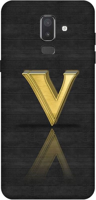 SSMORYA Back Cover for Samsung Galaxy A6 plus (V Alphabet) Printed Back Cover  (Multicolor, Waterproof, Pack of: 1)