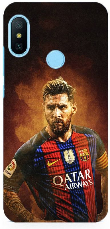 NDCOM Back Cover for Redmi Note 5 Pro Lionel Messi Printed  (Multicolor, Hard Case, Pack of: 1)
