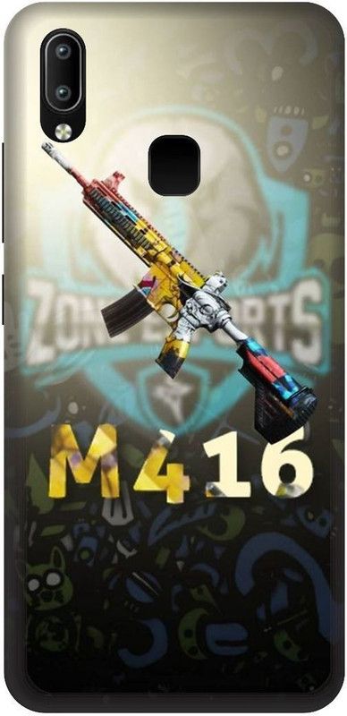 3D U PRINT Back Cover for VIVO Y93,VIVO 1814 M 4 16- PUBG GAME printed back cover  (Multicolor, Waterproof, Pack of: 1)