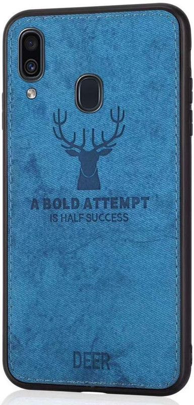 OM Back Cover for Samsung Galaxy A30  (Blue, Shock Proof, Pack of: 1)
