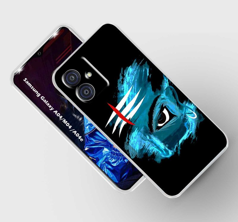 Artage Back Cover for SAMSUNG Galaxy A04  (Black, Blue, Silicon, Pack of: 1)