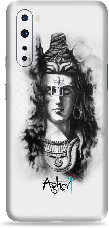 Satisfactory OnePlus Nord Mobile Skin  (Mahadev Trident Skin With Matte Finish)