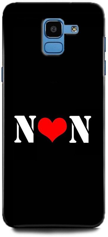 Afterglow Back Cover for SAMSUNG Galaxy On6 N N, N LOVES N, N NAME, LETTER, ALPHABET, NN LOVE, HART  (Multicolor, Shock Proof, Pack of: 1)