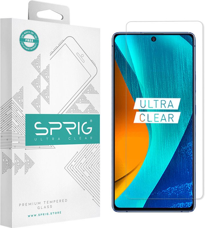 Sprig Tempered Glass Guard for REDMI Note 10 Lite, Note 10 Lite  (Pack of 1)