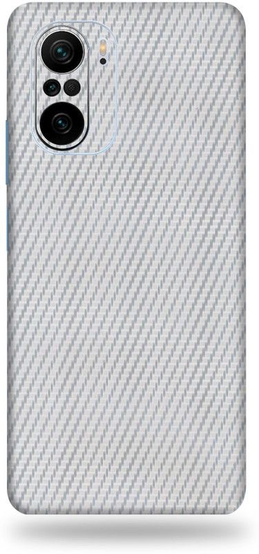 OggyBaba MI 11X, Phone Back side Protector and Camera Protector Mobile Skin  (Ultra Super Silver Carbon-Fiber Skin Skin Matte Finish)