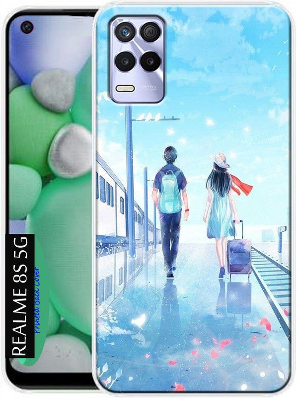 LargCiager Back Cover for Realme 8S 5G, Realme 8S 5G Back Cover  (Multicolor, Dual Protection, Silicon, Pack of: 1)