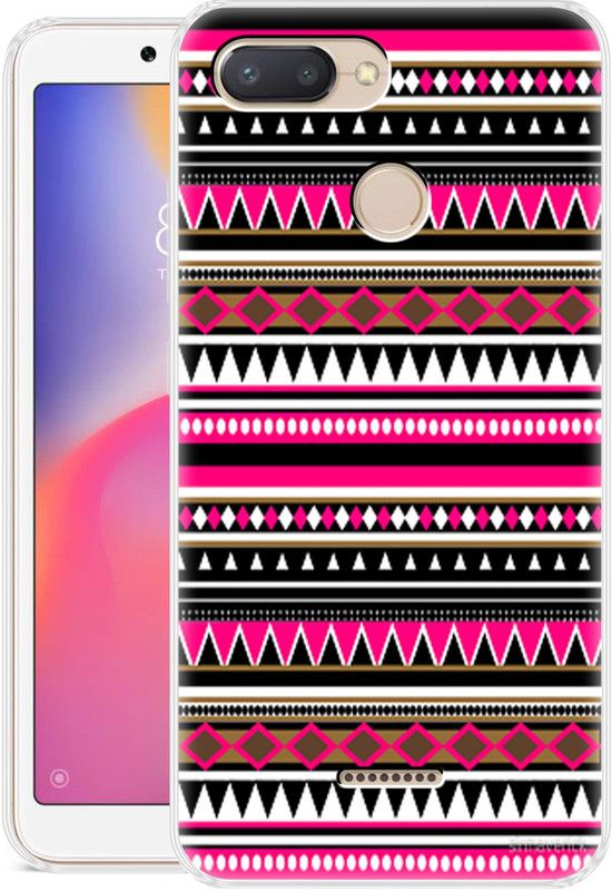 Nainz Back Cover for Mi Redmi 6  (Multicolor, Grip Case, Silicon, Pack of: 1)