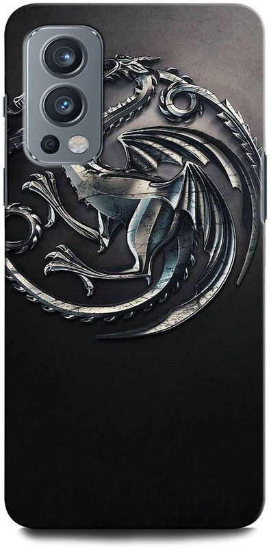 INTELLIZE Back Cover for ONE Plus NORD 2  (Black, Grey, Hard Case, Pack of: 1)