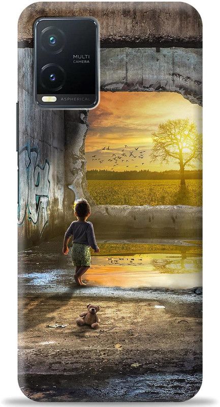 Coverpur Back Cover for Vivo T1x  (Multicolor, Shock Proof, Pack of: 1)